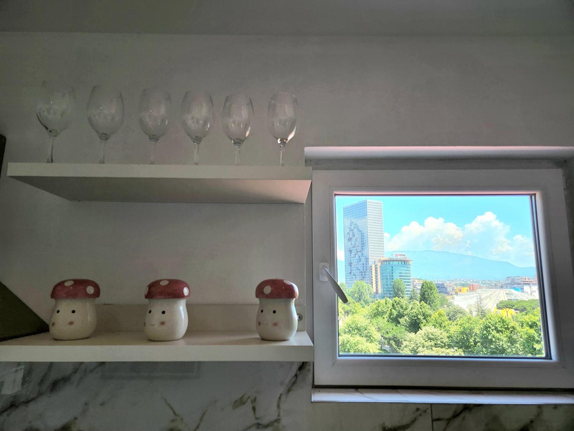 Tirana City Center Penthouse Oasis Buitenkant foto